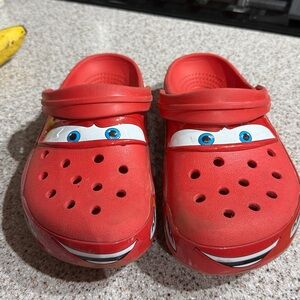 CROCS Red Lightning McQueen Cars Men's Shoes